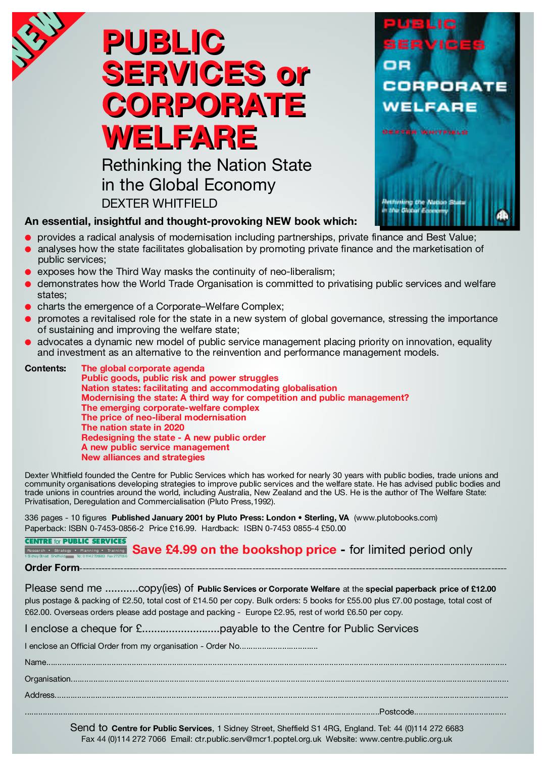 Public Services or Corporate Welfare