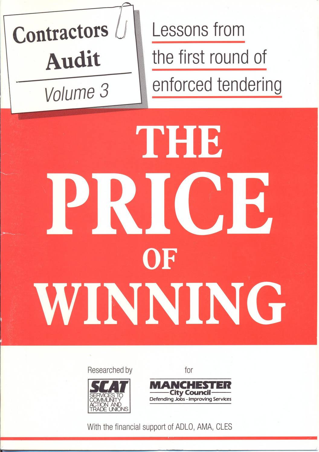 Contractors Audit: The Price of Winning