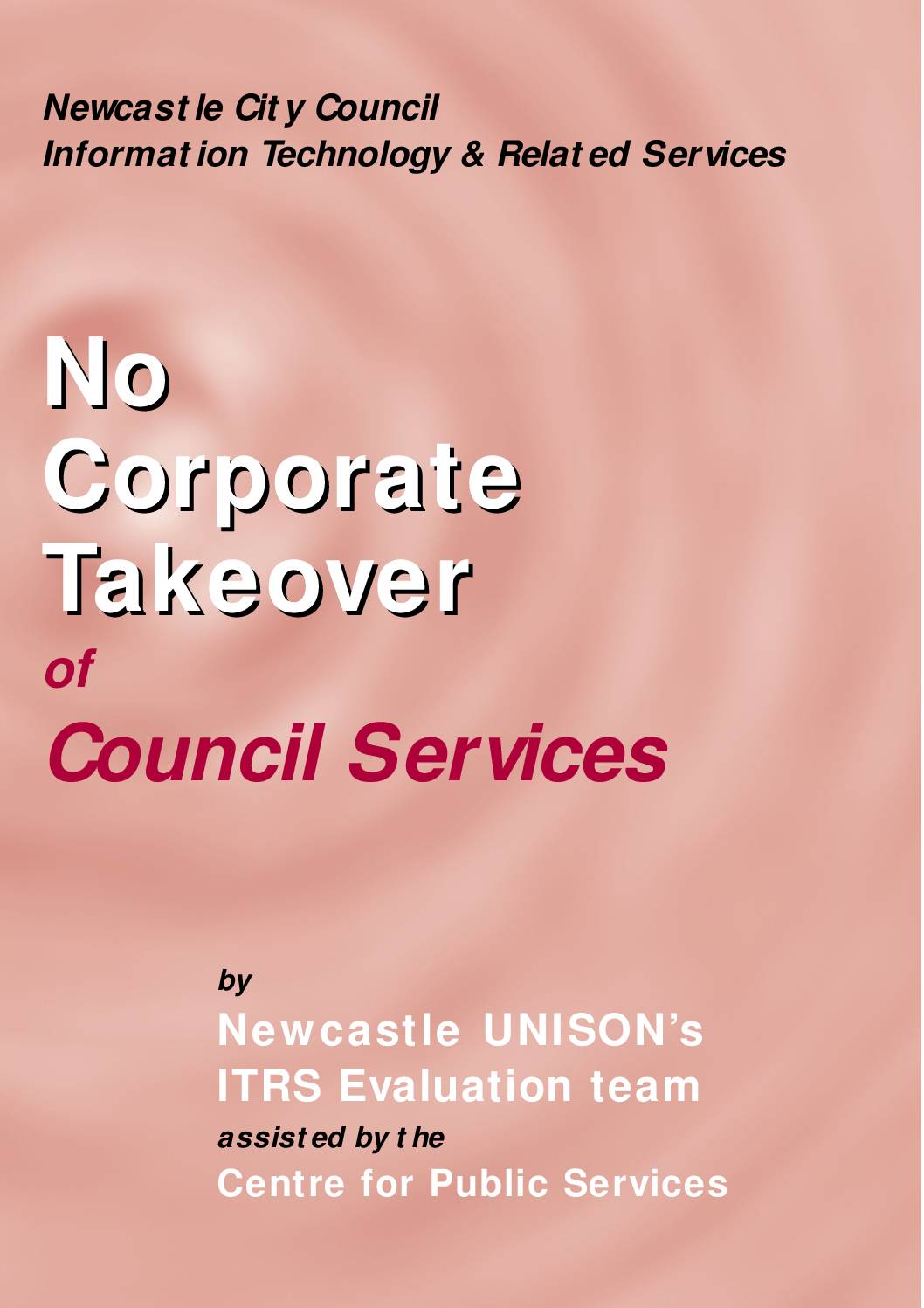 ITRS Retained In-house – Newcastle City Council