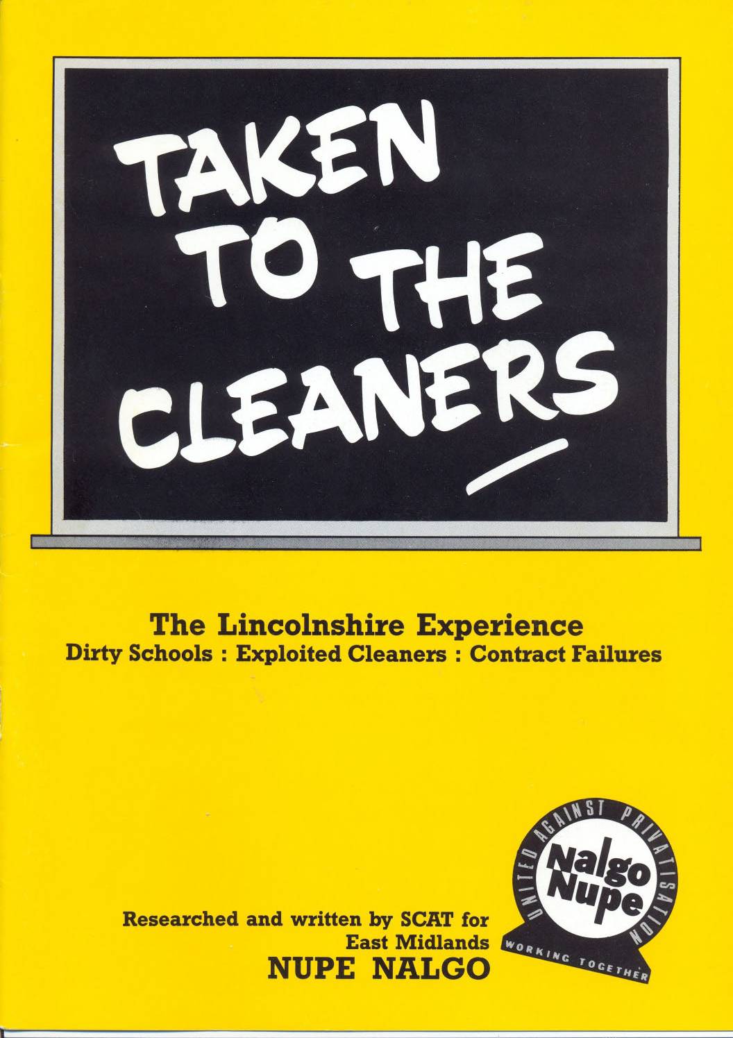 Taken to the Cleaners