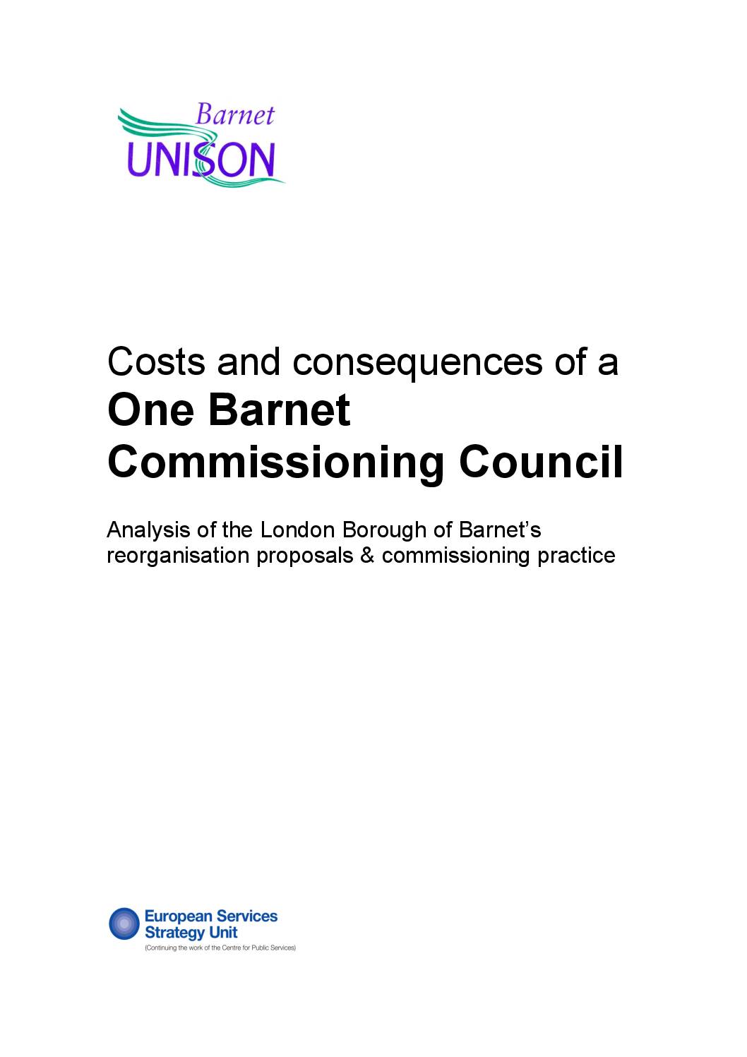 Commissioning Council plan exposed