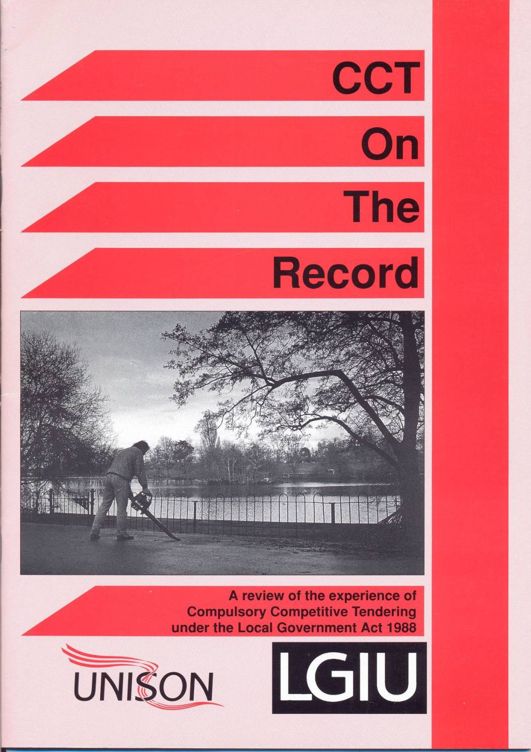 CCT on the Record, Local government Information Unit, 1994