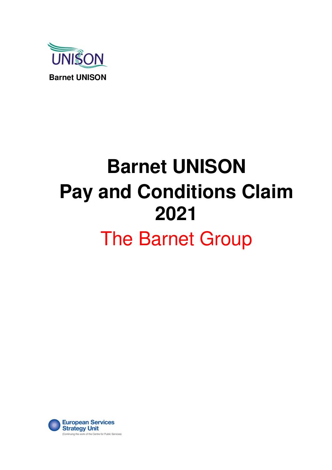 Barnet UNISON launch “We are Barnet” – Pay like Barnet! campaign